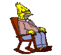 Grampa simpson rocking chair.gif